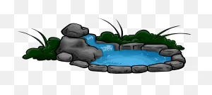 Waterfall Pond | Club Penguin Wiki | ClipartFlare