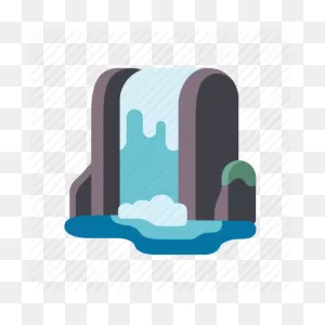 Waterfall Clipart Scenary - Waterfall Icon Png - (512X512) Png ClipartFlare.com 