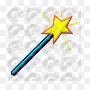 Magic Wand Picture For Classroom / Therapy Use - Great Magic Wand ClipartFlare.com 