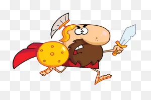 Attack2 - - Cartoon Spartan Warrior Clipart - Full Size Clipart ClipartFlare.com 