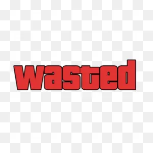 Wasted Gta Transparent Png - Stickpng