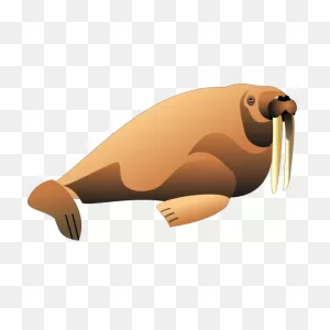 Brown Shaded Walrus Png, PNG-WebP Clip Art For Web - Download Clip Art ClipartFlare.com 