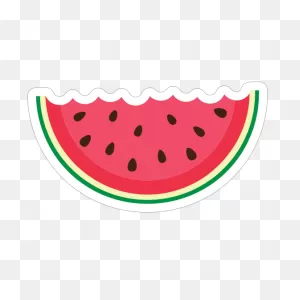 Half Eaten Watermelon Slice
