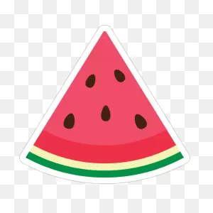 Watermelon Slice Sticker