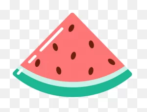 Watermelon Slice Clipart - Full Size Clipart (#2842348) - ClipartFlare