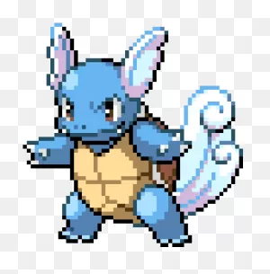 Wartortle Pixel Gif , Png Download - Pixel Art Pokemon Wartortle ClipartFlare.com 
