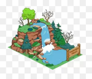 Transparent Waterfalls Png - Cartoon Water Falls Png Clipart ClipartFlare.com 