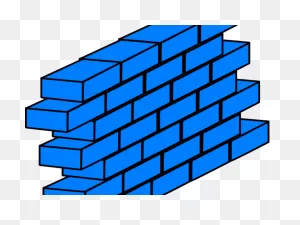 Blue Wall Cliparts - Brick Wall Clipart - Png Download - Full Size ClipartFlare.com 
