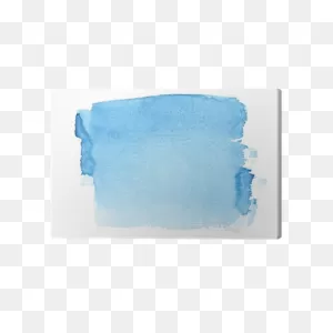 Blue Watercolor Brush Strokes Canvas Print • Pixers® - We Live To ClipartFlare.com 