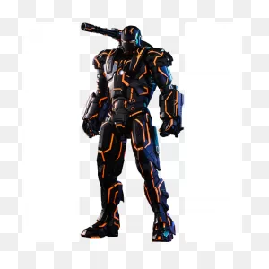Neon Tech War Machine Iron Man 2 Movie Masterpiece Diecast 1/6 ClipartFlare.com 