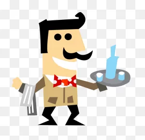 Waiter Vector - ClipartFlare