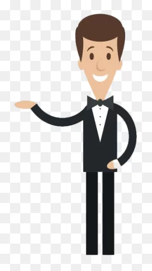 Waiter Png Clipart - Full Size Clipart (#1602163) - ClipartFlare