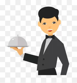 Waiter Png Clipart - Full Size Clipart (#5448736) - ClipartFlare