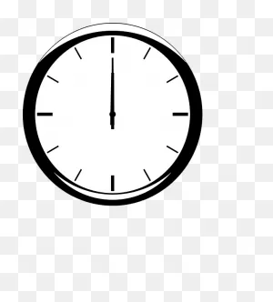Clock Time Twelve - Free Vector Graphic On ClipartFlare