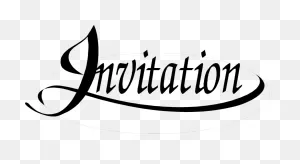 Illustration Of Elegant Invitation Text : Free Stock Photo | Clip ClipartFlare.com 
