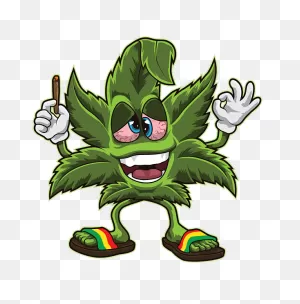Stoned Cannabis Leaf Weed Smoking Cartoon Coffee Mug For Sale By ClipartFlare.com 