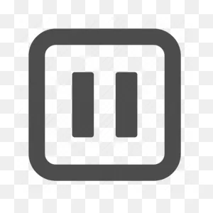 Button, Buttons, Multimedia, Pause, Square, Web Icon - Download On ClipartFlare.com 