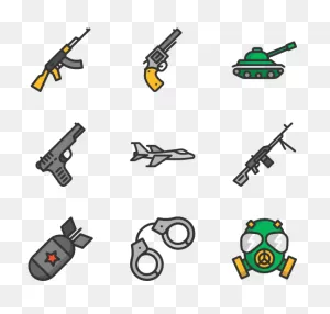 Weapons - Cartoon War Weapons Clipart - Large Size Png Image - ClipartFlare