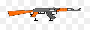 Weapon Clipart Metal Object - Battle For Dream Island Gun - Png ClipartFlare.com 