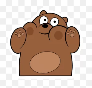 We Bare Bears Grizz Very Closely | We Bare Bears, We Bare Bears ClipartFlare.com 