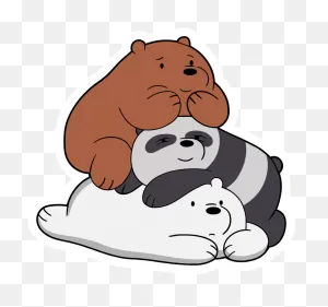 We Bare Bears Together | Bare Bears, We Bare Bears, Ice Bear We ClipartFlare.com 