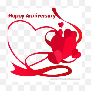 Happy Anniversary Card With Name Alphabet And Photo Image