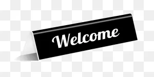 Welcome Tabletop Tent Sign, Sku: Se-6119