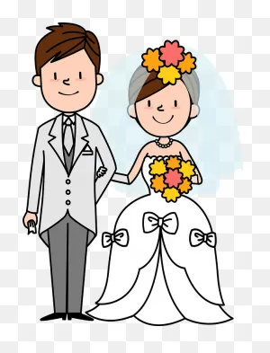 Bride And Groom Are At The Wedding Clipart. Free Download ClipartFlare.com 