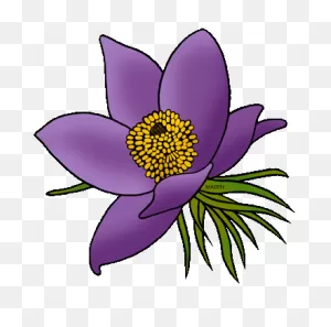 Free Violet Flowers Clip Art By Phillip Martin
