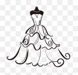 Banner Free Dress Bride Clip Art - Wedding Dress Clipart - Png ClipartFlare.com 