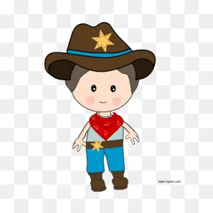Western Cowboy, Cowgirl Free Clip Art