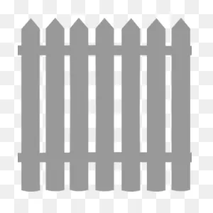 Free Clipart - White Picket Fence Graphic - Png Download - Full ClipartFlare.com 