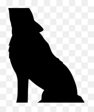 Original - Wolf Howling At Moon Clipart - Png Download - Full Size ClipartFlare.com 