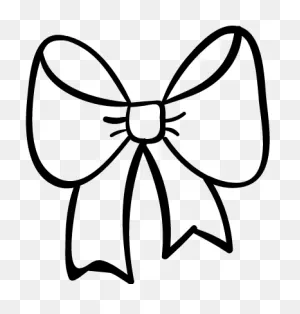 Download White Bow Clipart - Bow Drawing Png - Full Size Png Image ClipartFlare.com 