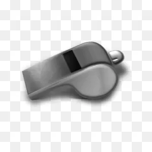 Metal Whistle 3D Vector Drawing | Free PNG-WebP