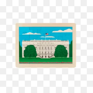 Wooden White House Puzzle – White House Historical Association