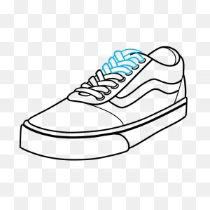 How To Draw Vans - Really Easy Drawing Tutorial