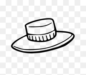 Hat Headgear Black And White Hat Clipart - Hat Clipart Clothing ClipartFlare.com 