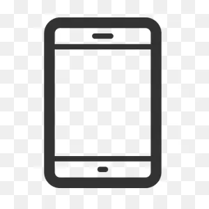 White Mobile Icon #140465 - Free Icons Library