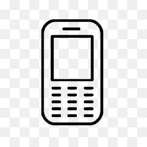 White Mobile Icon #140472 - Free Icons Library