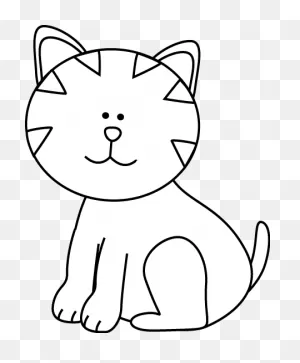 Black And White Kitten Clip Art - Black And White Kitten Image ClipartFlare.com 