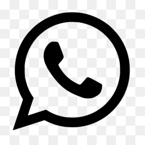 Black Whatsapp Icon - Free Black Site Logo Icons