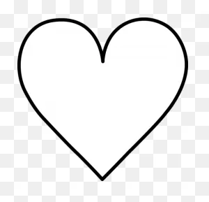 Heart Black And White Black And White Heart Outline Clipart Kid ClipartFlare.com 