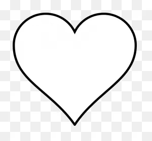 Large Heart Template Printable | Black And White Heart Clip Art ClipartFlare.com 