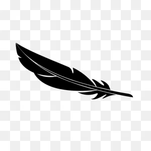 Bird Black And White Feather Leaf Clipart - Bird Clipart Animals ClipartFlare.com 