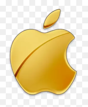 Gold Apple Logo By Rick-C On 
