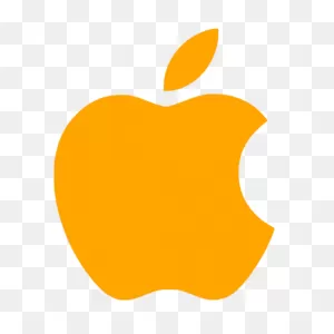 Orange Apple Icon - Free Orange Site Logo Icons