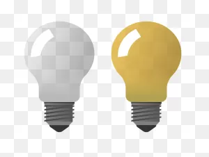White And Yellow Light Bulbs Clipart. Free Download Transparent ClipartFlare.com 