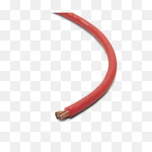 100 Foot Spool 4 Awg Frosted Red Wire