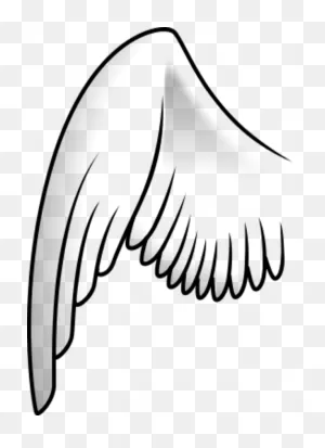 Angel Wings Drawing Outline - Wings Clipart - Png Download - Full ClipartFlare.com 